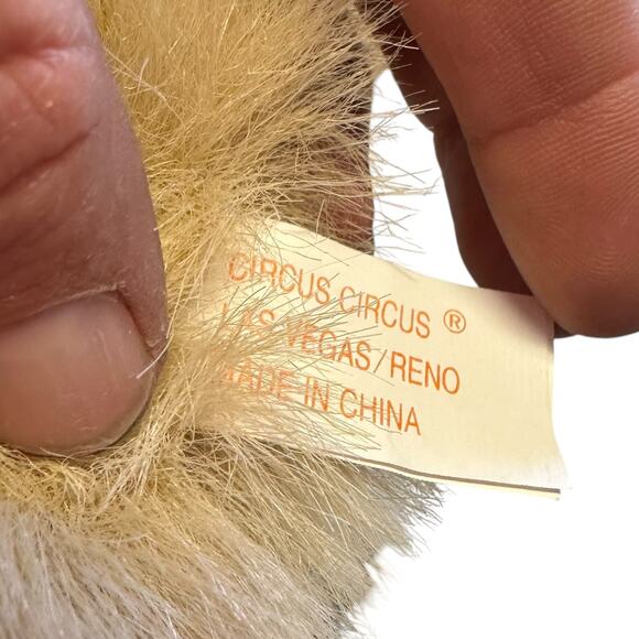 Vintage Circus Circus Las Vegas Hanging Monkey Stuffed Animal - Picture 7 of 9